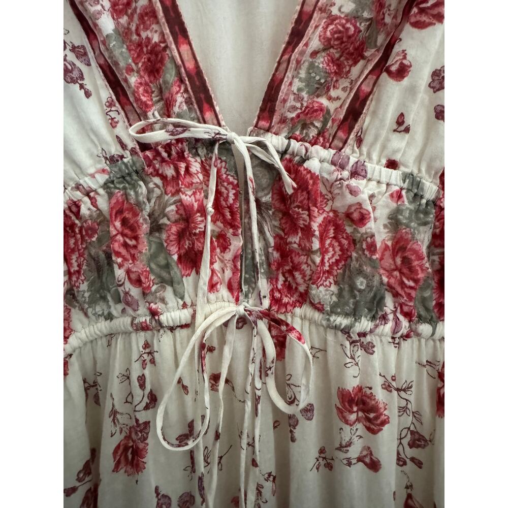 BEAUTIFUL Free People - Lysette maxi dress L - cottagecore dream frock - Picture 2 of 16